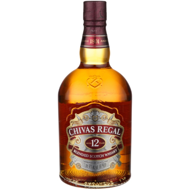 Chivas Regal Blended Scotch 12 Yr 80 1 L