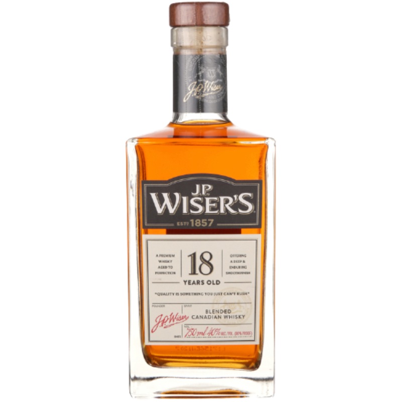 J.P. Wiser'S Canadian Whisky Deluxe Very Old 18 Yr 80 750 ML