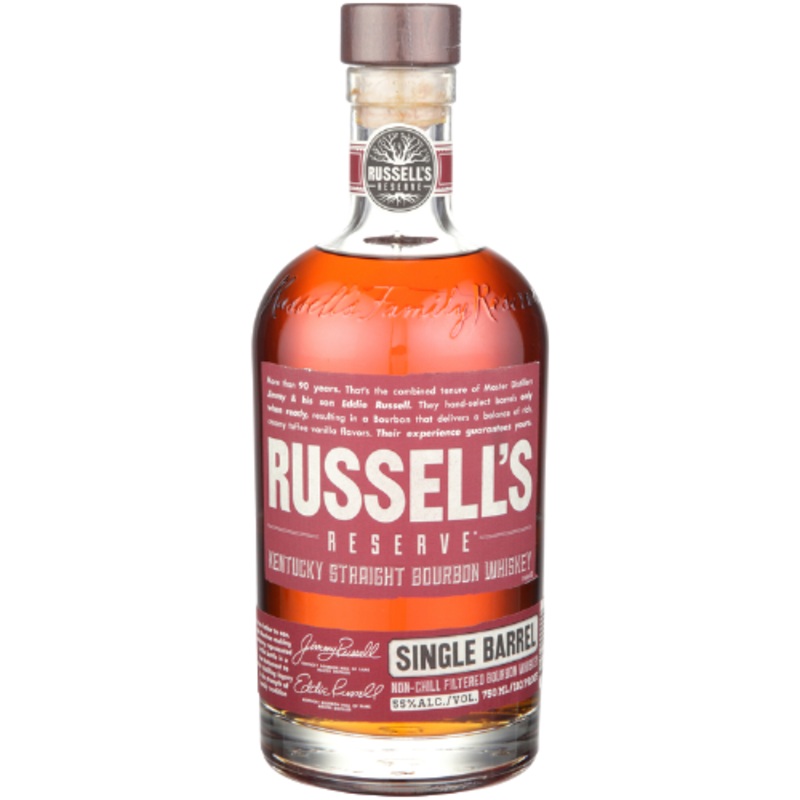 Russell'S Reserve Straight Bourbon Small Batch Single Barrel 110 750 ML