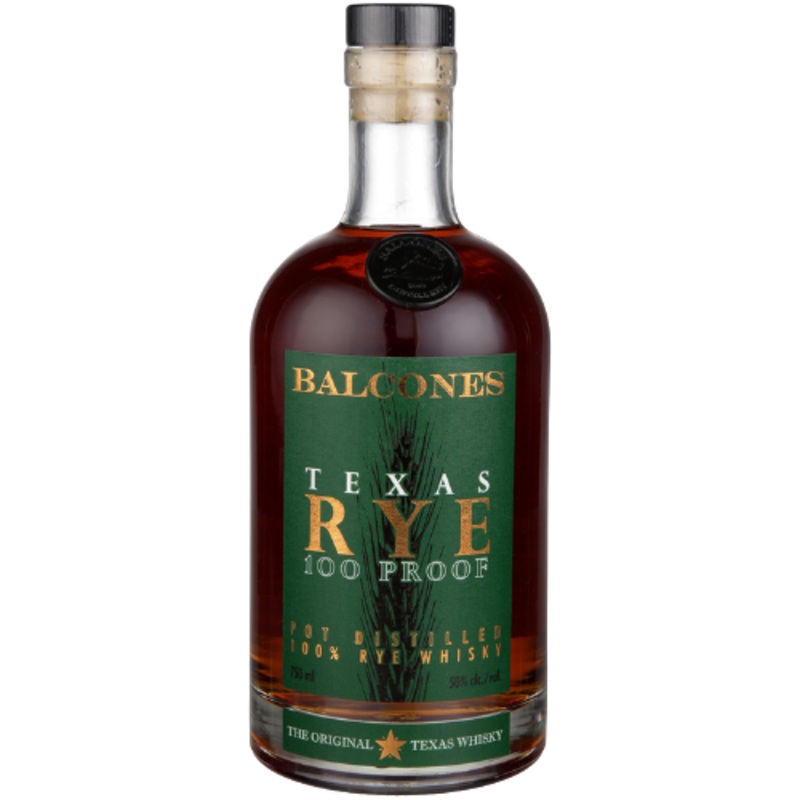 Balcones Rye Whiskey Texas Rye 100 750 ML