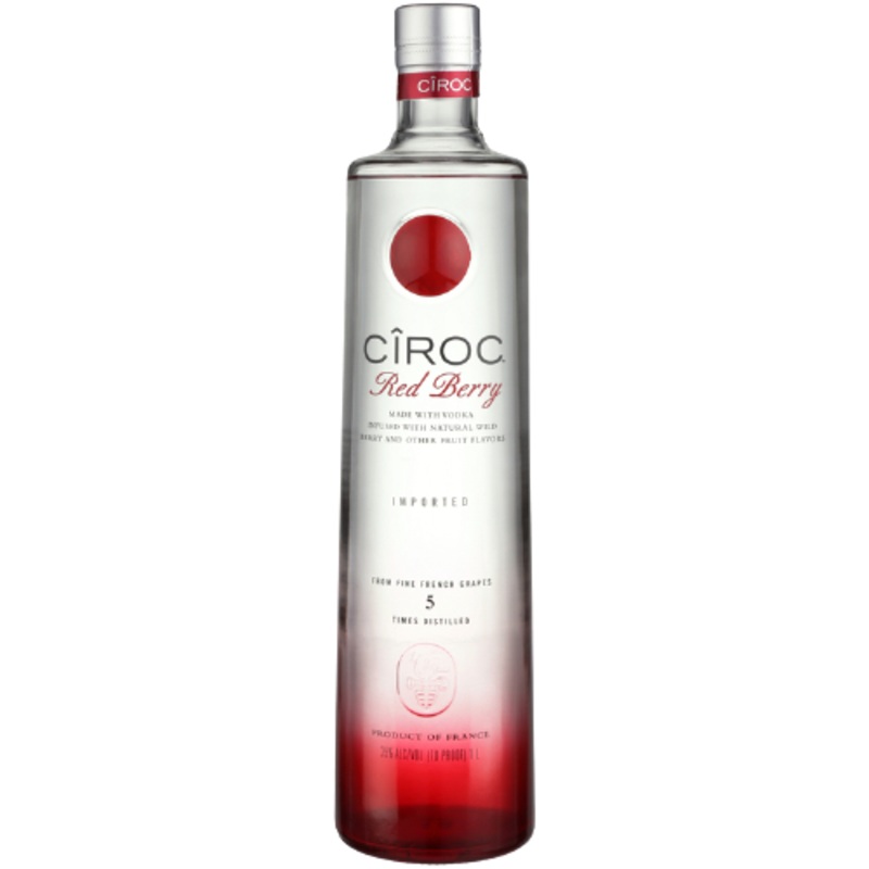 Ciroc Red Berry Flavored Vodka 70 1 L