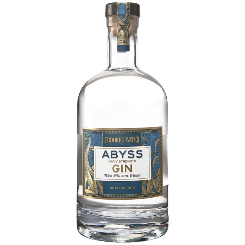 Crooked Water Navy Strength Gin Abyss 114 750 ML