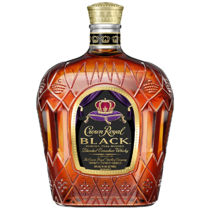 Crown Royal Canadian Whisky Black 90 1 L