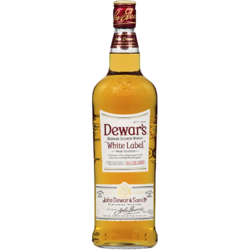 Dewar'S Blended Scotch White Label 80 1 L