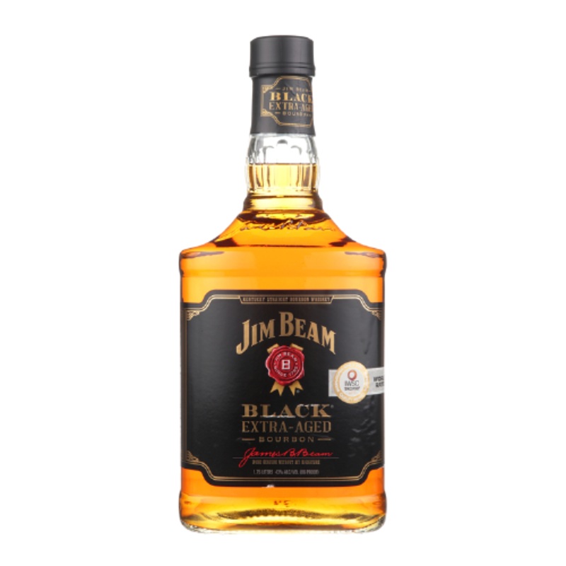 Jim Beam Straight Bourbon Black Extra Aged 86 1.75 L