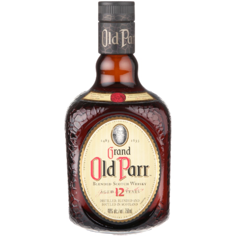 Old Parr Blended Scotch Deluxe 12 Yr 80 750 ML