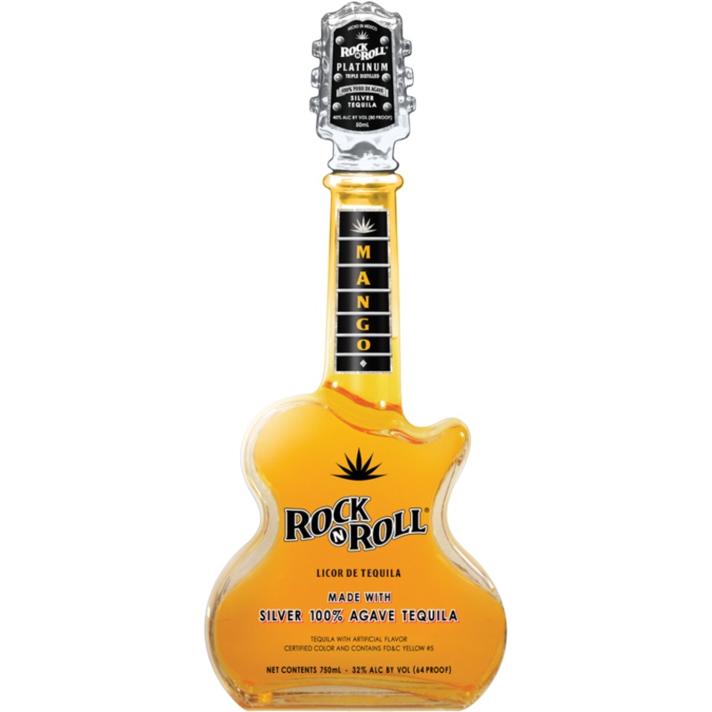 Rock N Roll Tequila Mango Flavored Tequila 64 750 ML