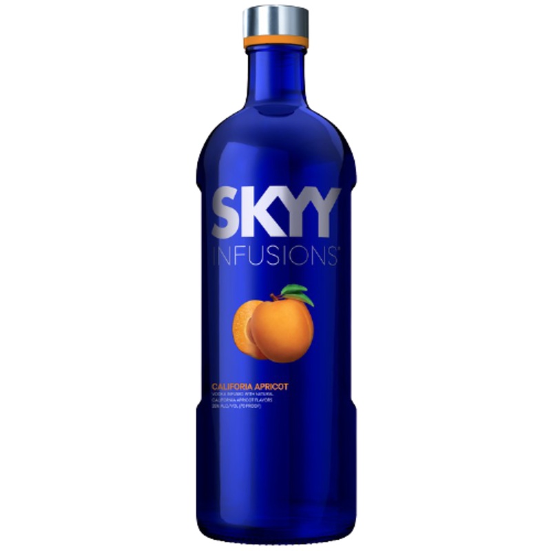 Skyy California Apricot Flavored Vodka Infusions 70 1.75 L