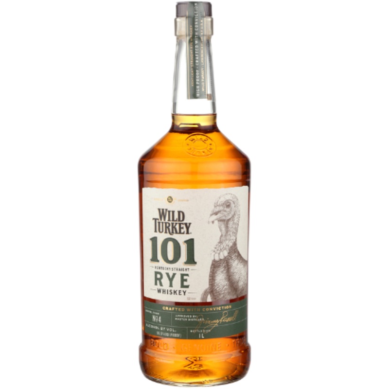 Wild Turkey Straight Rye Whiskey 101 1 L