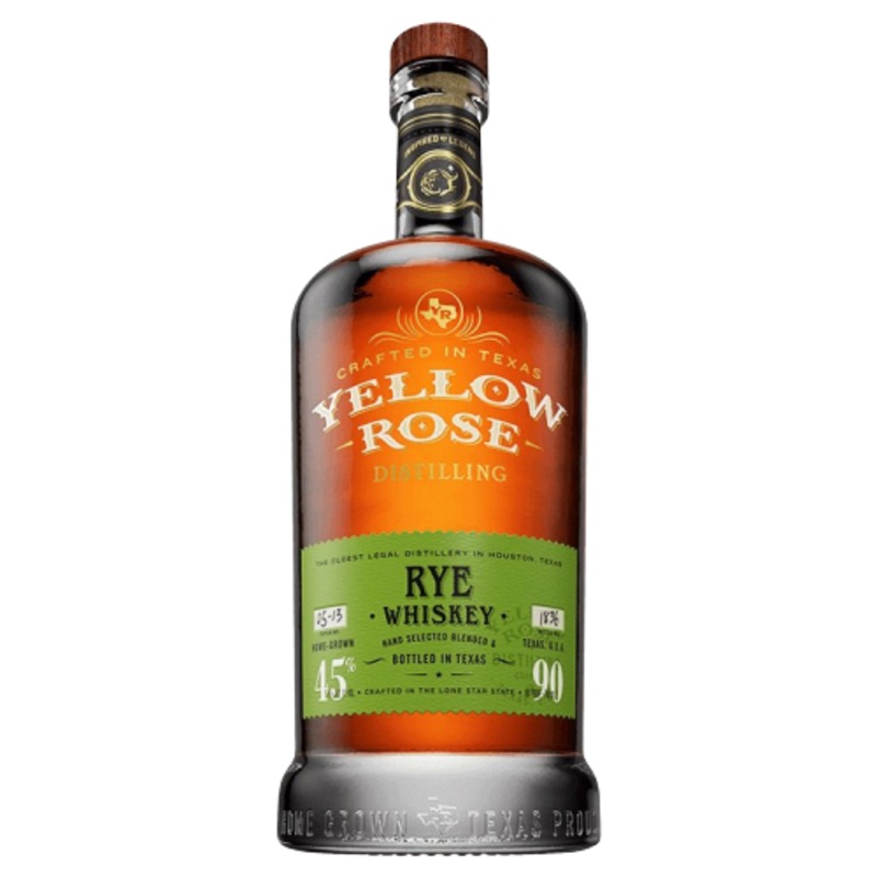 Yellow Rose Distilling Rye Whiskey 90 750 ML