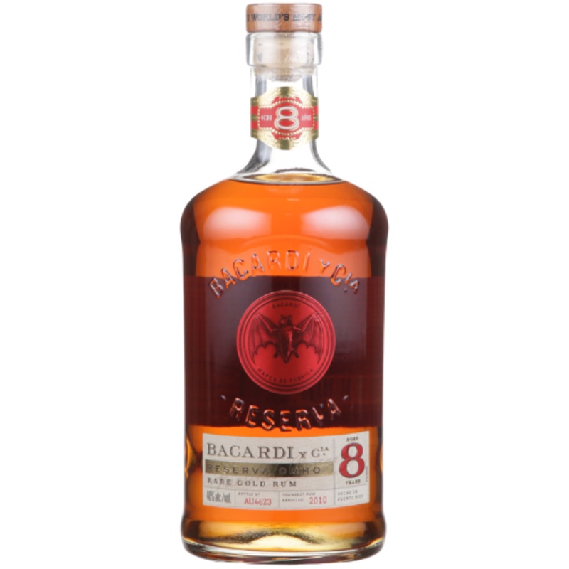 Bacardi Aged Rum Gran Reserva 8 Yr 80 750 ML