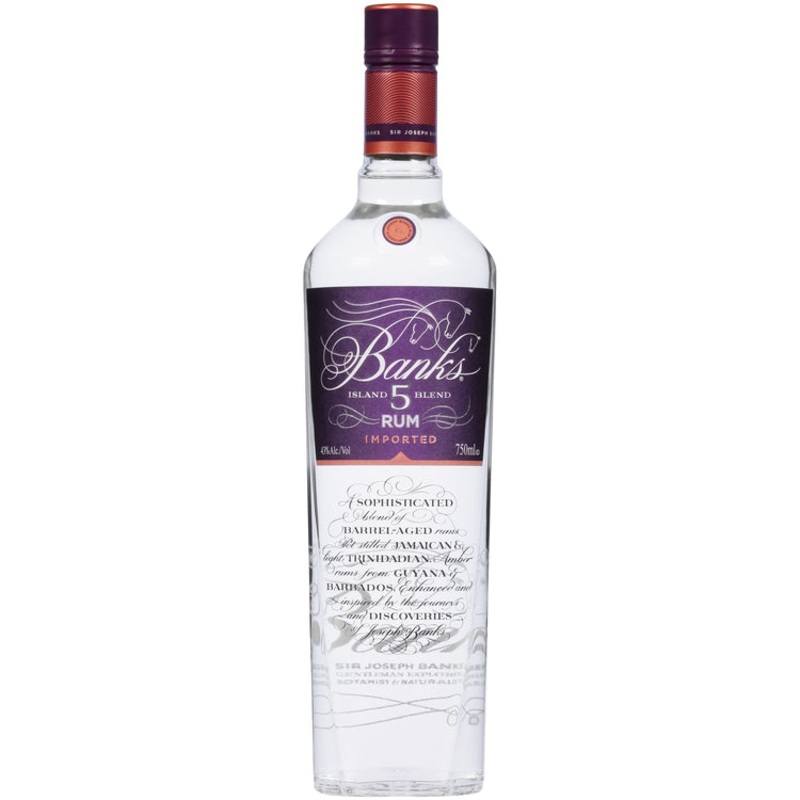 Banks Light Rum 5 Island Blend 86 750 ML