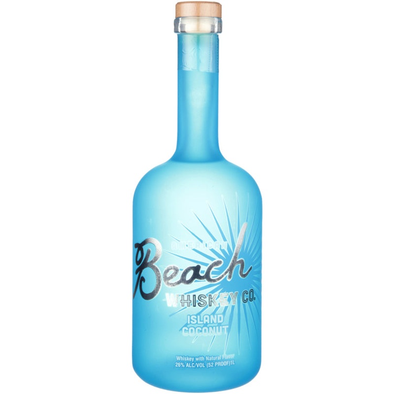 Beach Whiskey Co. Coconut Flavored Whiskey Island Coconut 52 1 L