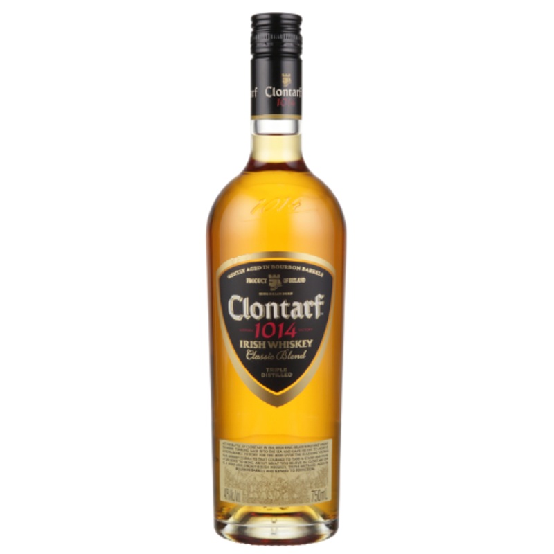 Clontarf Blended Irish Whiskey Classic Blend Historic 1014 Victory 80 1.75 L