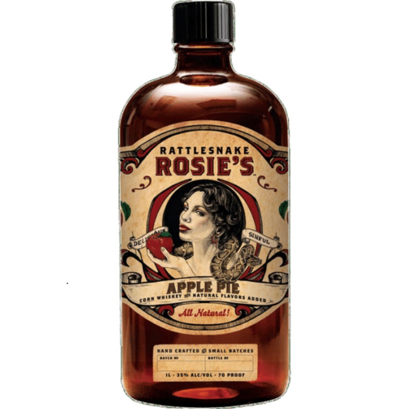 Rattlesnake Rosie'S Maple Bacon Flavored Whiskey 70 1 L