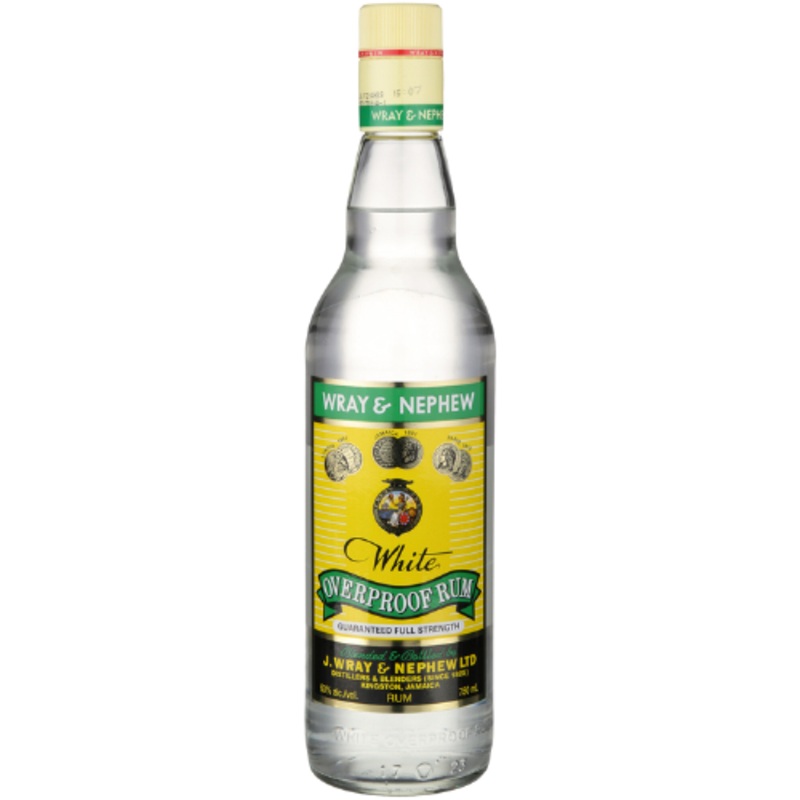 Wray & Nephew Overproof Rum White 126 1 L