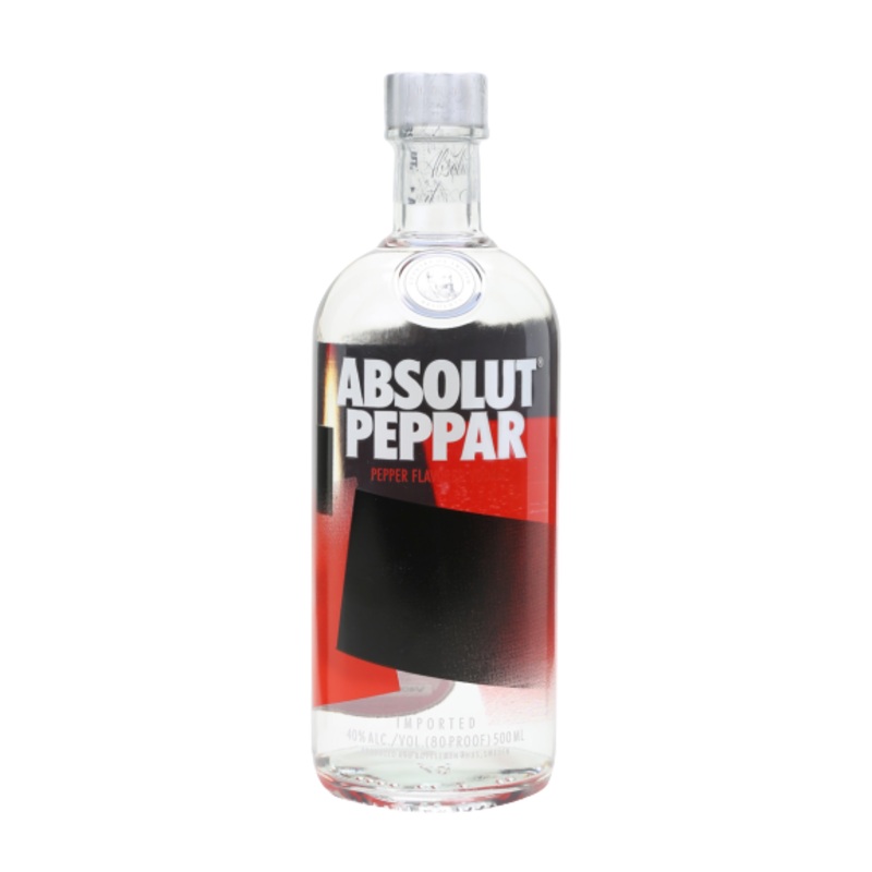 Absolut Chili Pepper Flavored Vodka Peppar 80 750 ML