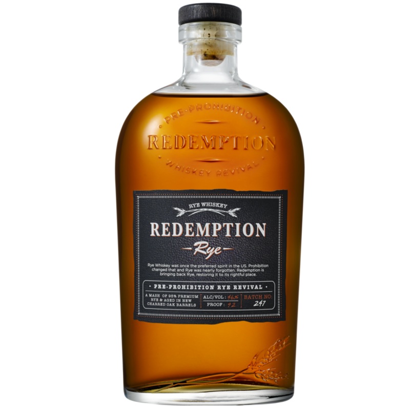 Redemption Rye Whiskey 92 750 ML