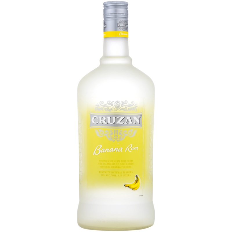 Cruzan Banana Flavored Rum 42 1.75 L