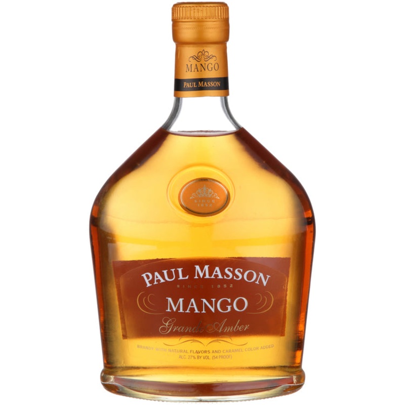 Paul Masson Mango Flavored Brandy Grande Amber 54 1.75 L