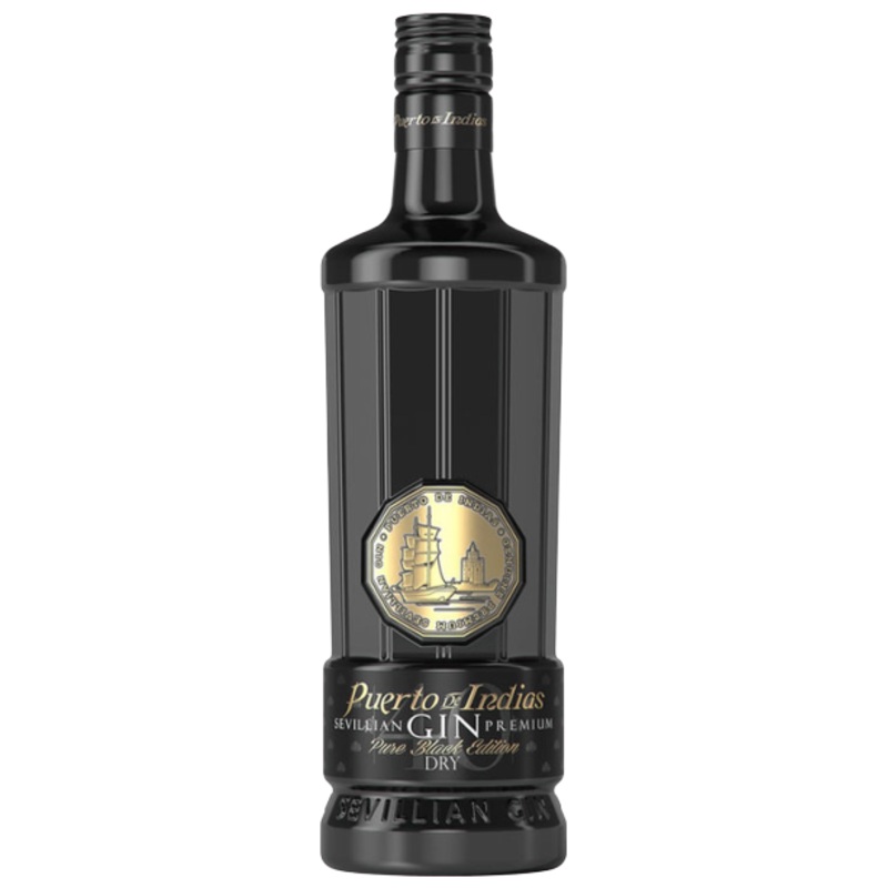 Puerto De Indias Dry Gin Sevillan Premium Black Edition 80 750 ML