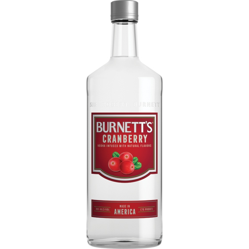 Burnett'S Cranberry Flavored Vodka 70 1.75 L