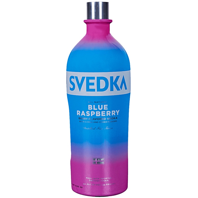 Svedka Blue Raspberry Flavored Vodka 70 1 L