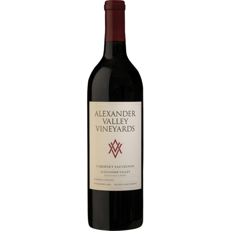 ALEXANDER VALLEY VINEYARDS CABERNET SAUVIGNON 750ML