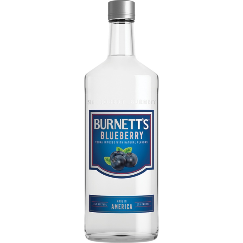 Burnett'S Blueberry Flavored Vodka 70 1.75 L