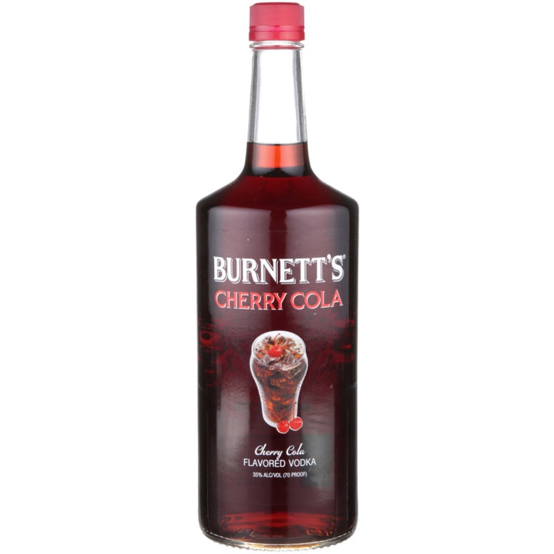 Burnett'S Cherry Cola Flavored Vodka 70 1.75 L
