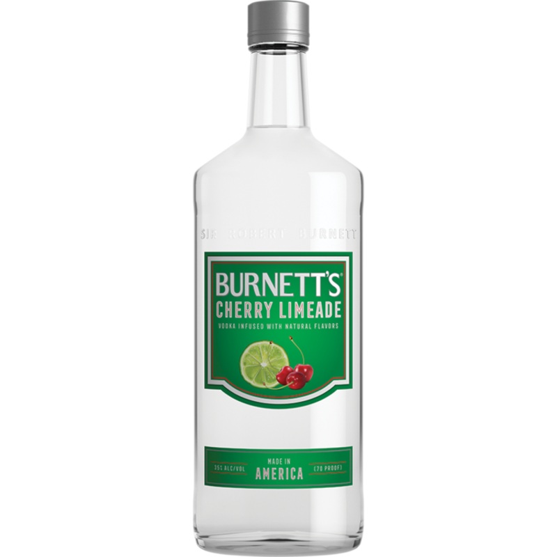 Burnett'S Cherry Limeade Flavored Vodka 70 1.75 L