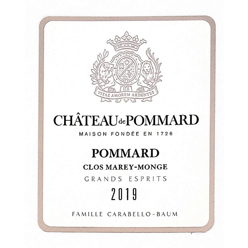 CHATEAU DE POMMARD GRANDS ESPRITS 2019 750ML