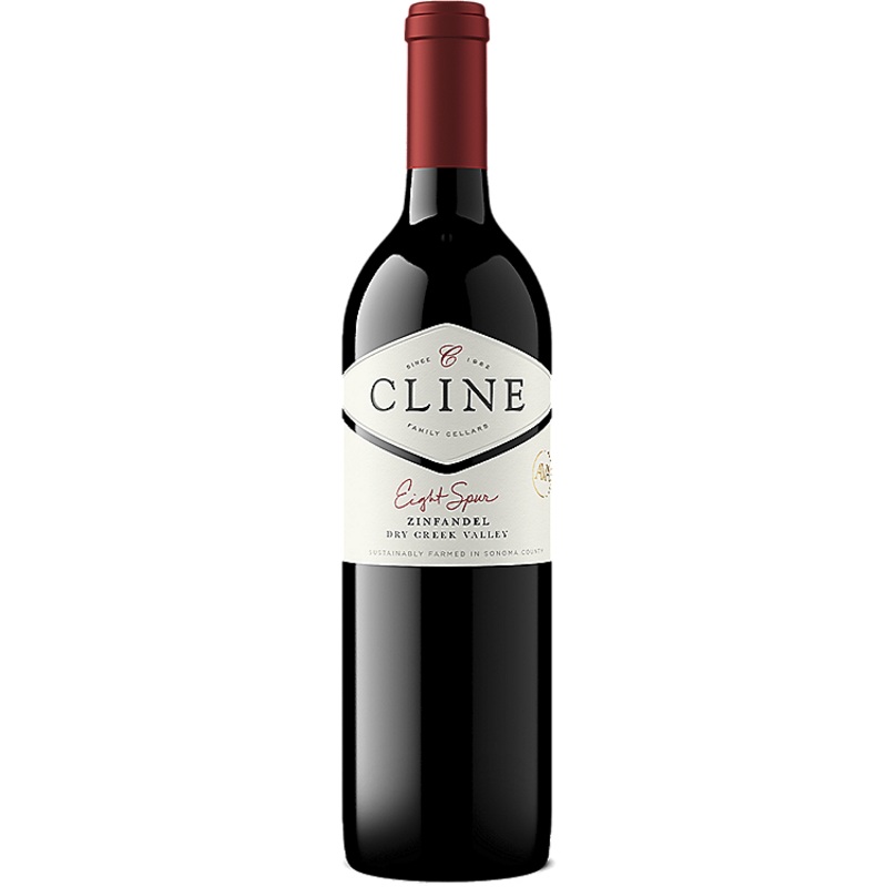 CLINE ZINFANDEL EIGHT SPUR DRY CREEK VALLEY 2021 750ML