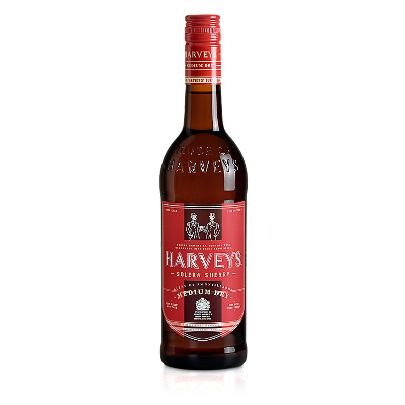HARVEYS SHERRY MEDIUM DRY 750ML