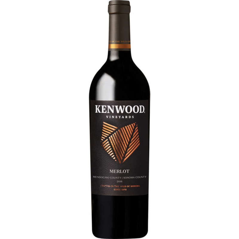KENWOOD MERLOT SONOMA & MENDOCINO COUNTIES 750ML