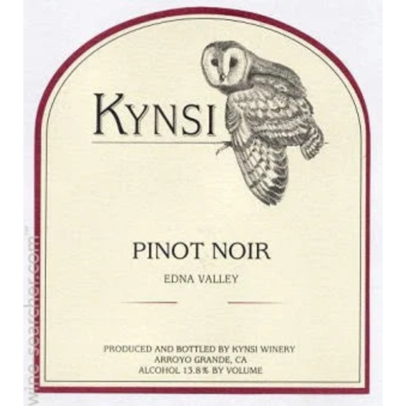 KYNSI PINOT NOIR EDNA VALLEY 2020 750ML