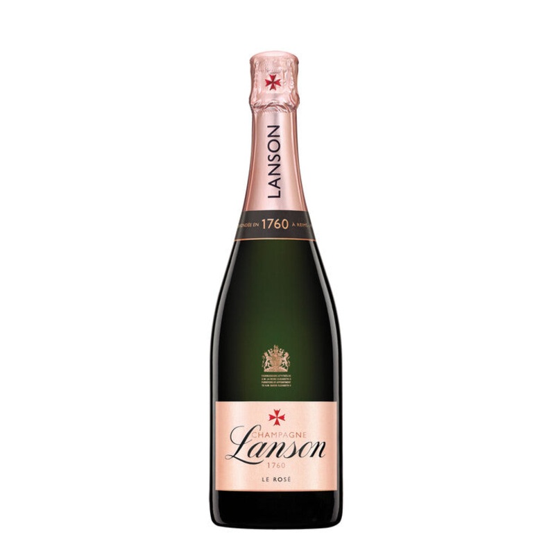 LANSON CHAMPAGNE BRUT ROSE LE ROSE 4 YR 750ML