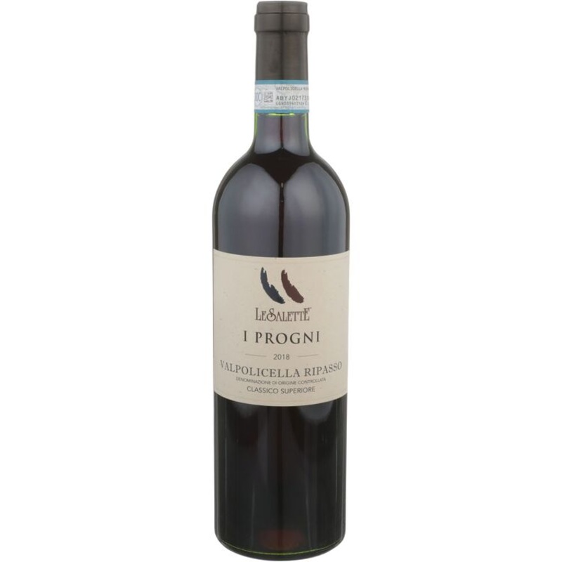 LE SALETTE VALPOLICELLA CLASSICO SUPERIORE RIPASSO I PROGNI 2018 750ML
