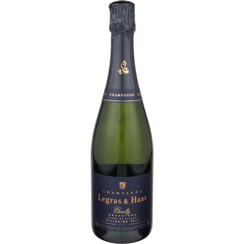 LEGRAS & HAAS CHAMPAGNE BRUT BLANC DE BLANCS MILLESIME GRAND CRU 2012 750ML