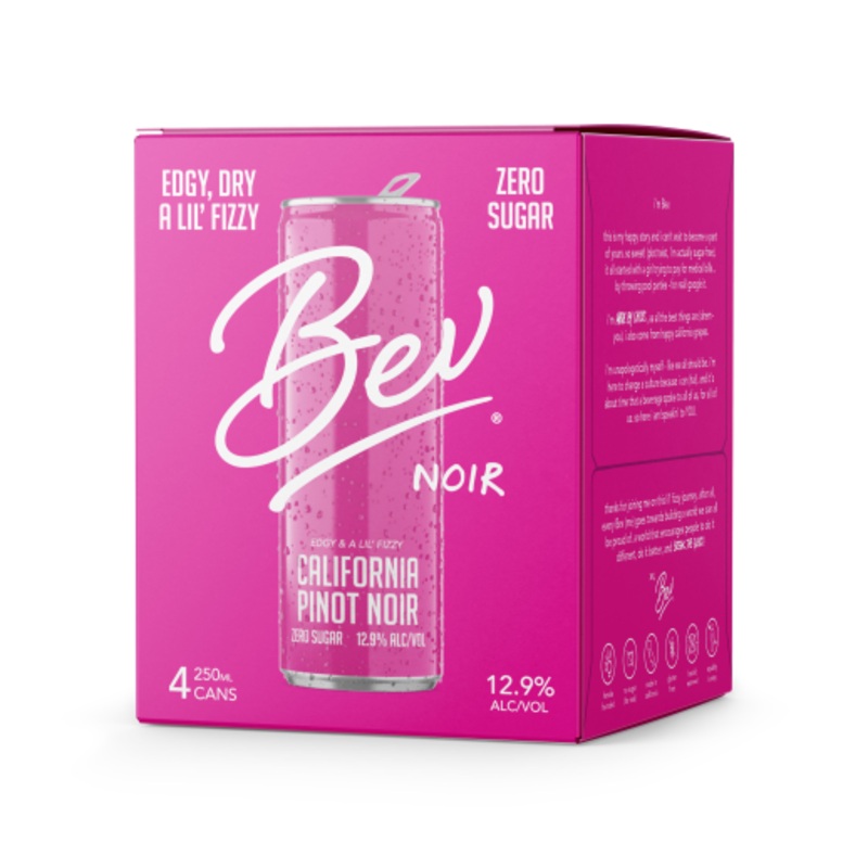 BEV CALIFORNIA PINOT NOIR 6/4PK 1 L (24)