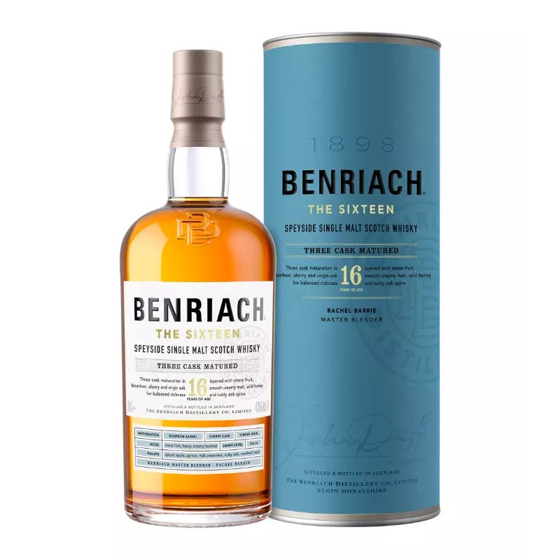 Benriach The Sixteen Speyside Single Malt Scotch Whisky 750mL