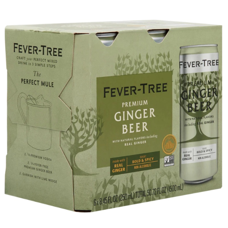 Fever-Tree Ginger Beer 250ml 6pk