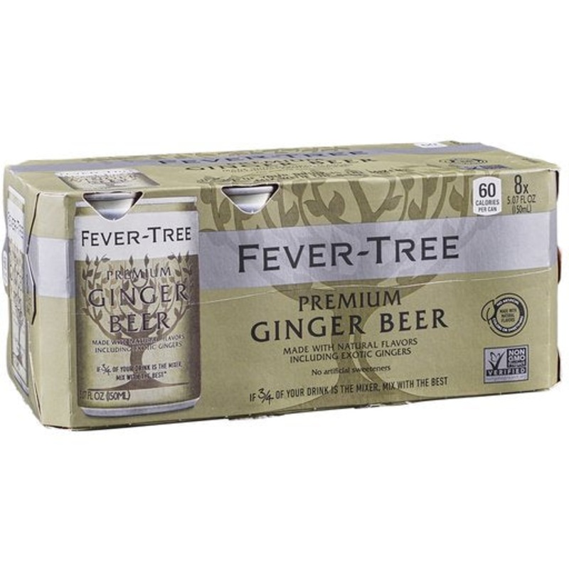 Fever Tree Ginger Beer 8 Pk Cans