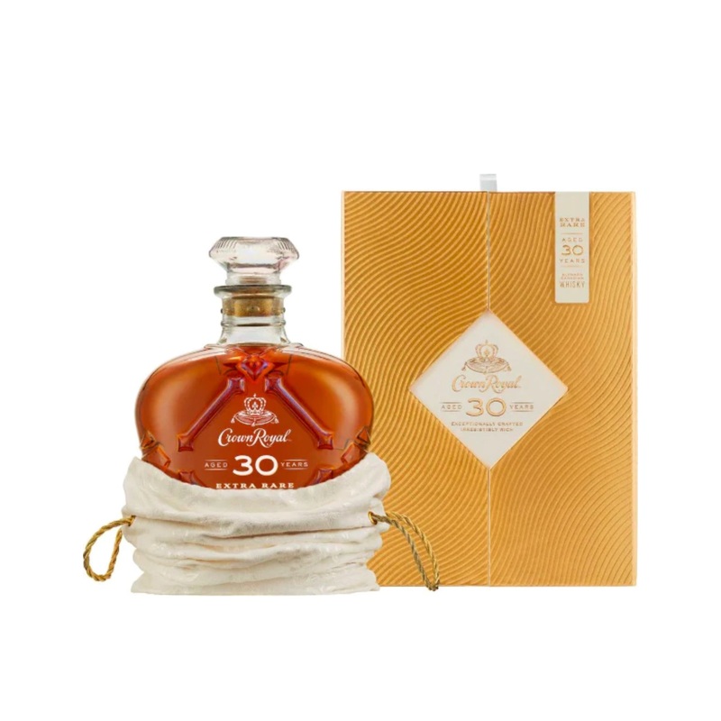 CROWN ROYAL 30 YEAR OLD EXTRA RARE BLENDED WHISKY
