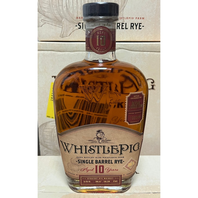 WhistlePig 10 Year Single BuyMyLiquor Exclusive