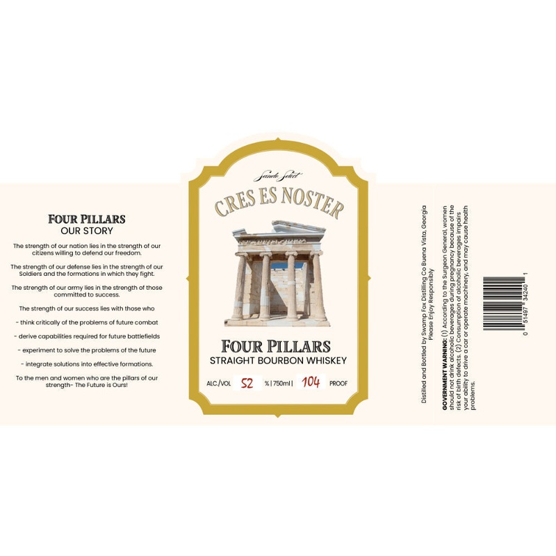 Four Pillars Straight Bourbon Whiskey