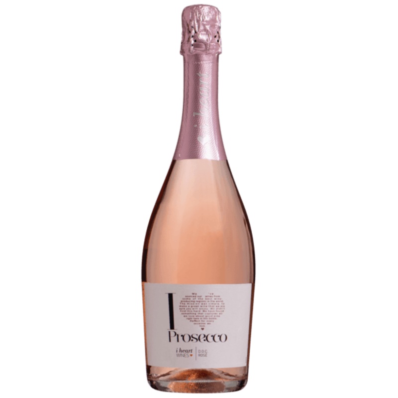 I heart Prosecco DOC Rose Extra Dry 75cl