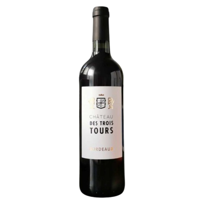 Chteau Des Trois Tours Bordeaux Rouge Aop Rouge- 75Cl