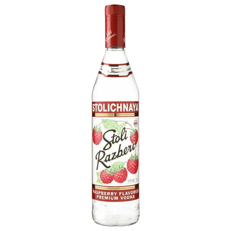 Stolichnaya Razberi Flavored Russian Vodka 75 Proof - 750ML