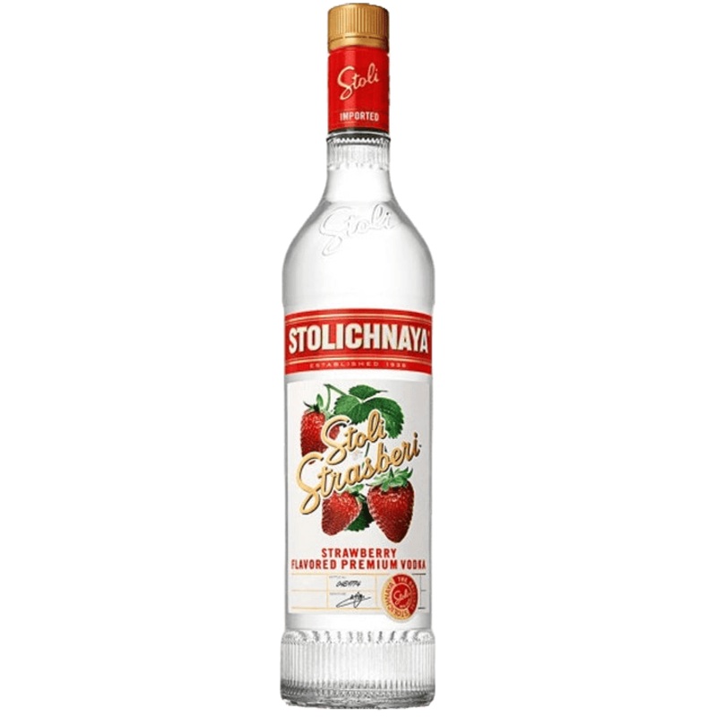 Stolichnaya Strasberi Flavored Premium Vodka - 750ML